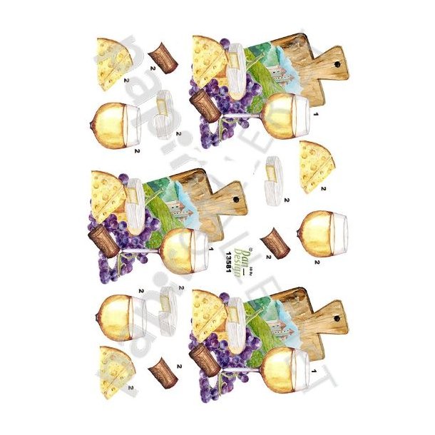 3D Ark Dan-Design Hvidvin 13581