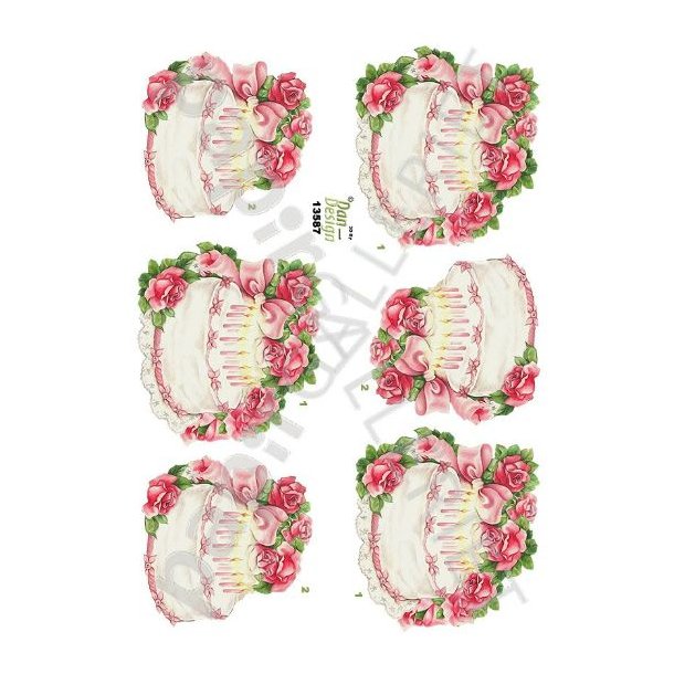 3D Ark Dan-Design Lagkage 13587