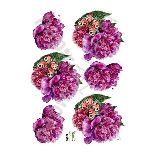 3D Ark Dan-Design Blomster 13597