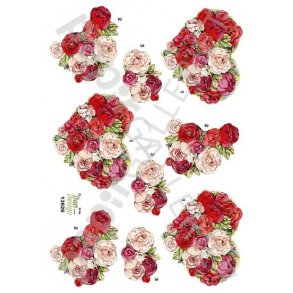 3D Ark Dan-Design BlomsterHjerte 13626