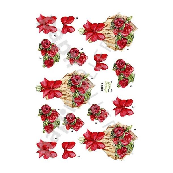 3D Ark Dan-Design BlomsterBuket 13627