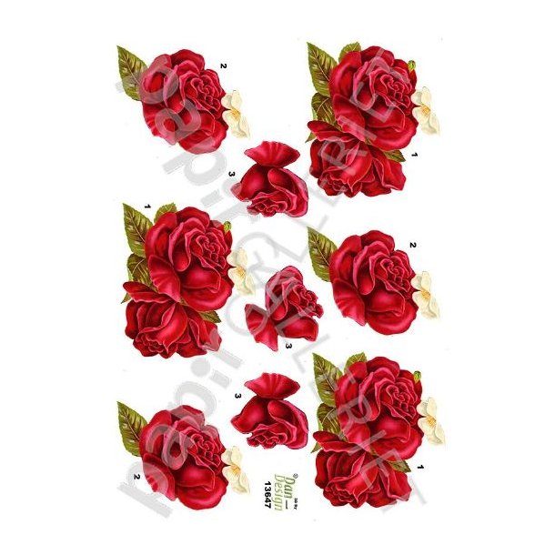 3D Ark Dan-Design Blomster 13647