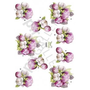 3D Ark Dan-Design Blomster 13661
