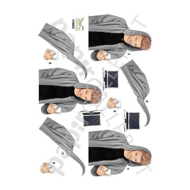 3D Ark Dan-Design Teenager Dreng 13663