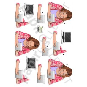 3D Ark Dan-Design Teenager Pige 13664