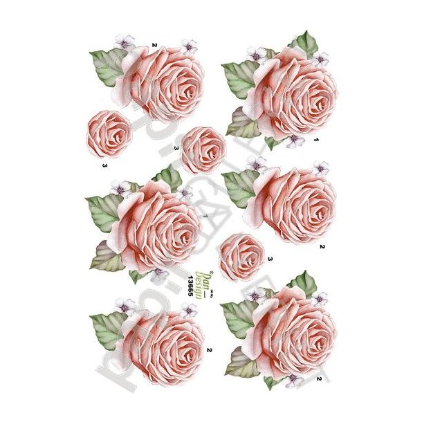 3D Ark Dan-Design Blomster 13665