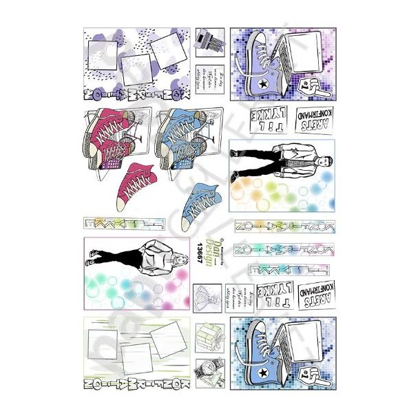 3D Ark Dan-Design Minikort - Teenager - Konfirmation 13667