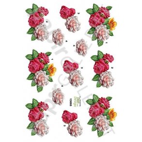 3D Ark Dan-Design Blomster 13668