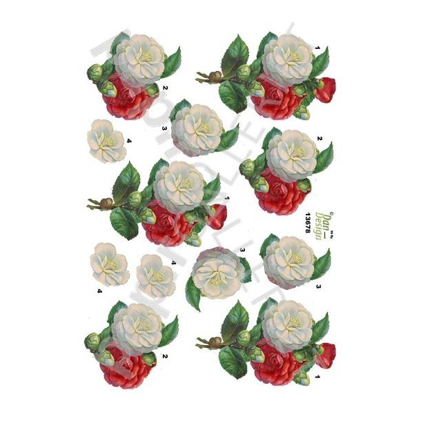 3D Ark Dan-Design Blomster 13678