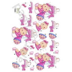 3D Ark Dan-Design Baby - Barnedb - BabyShower Lyserd 13683