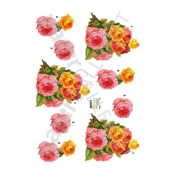 3D Ark Dan-Design Blomster 13698