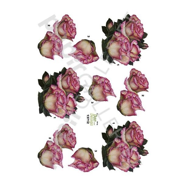 3D Ark Dan-Design Blomster 13712