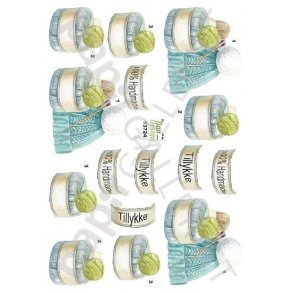 3D Ark Dan-Design Strikketj 13724