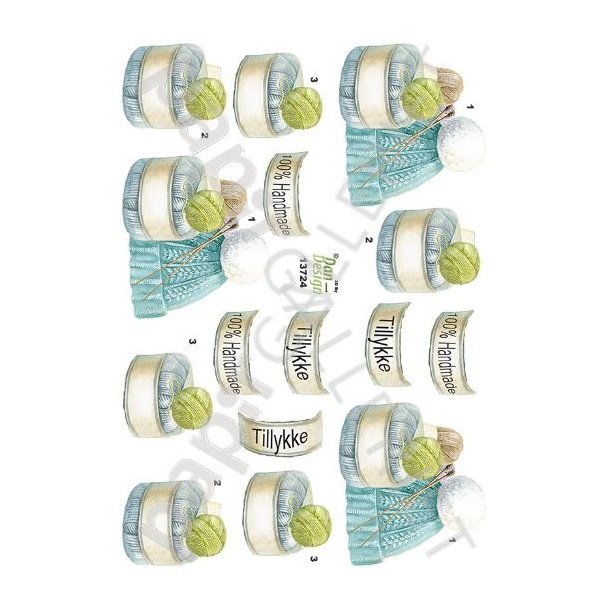 3D Ark Dan-Design Strikketj 13724