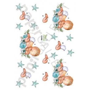 3D Ark Dan-Design Baby - Barnedb - BabyShower Dreng 13758