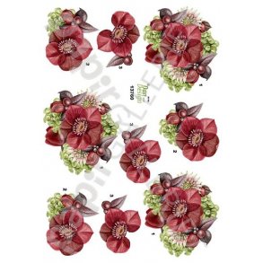 3D Ark Dan-Design Blomster 13760