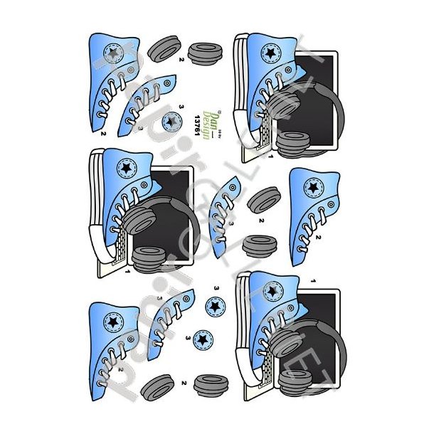 3D Ark Dan-Design Sneakers - Computer 13761