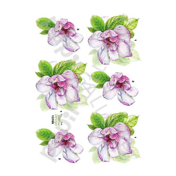 3D Ark Dan-Design Blomster 13769