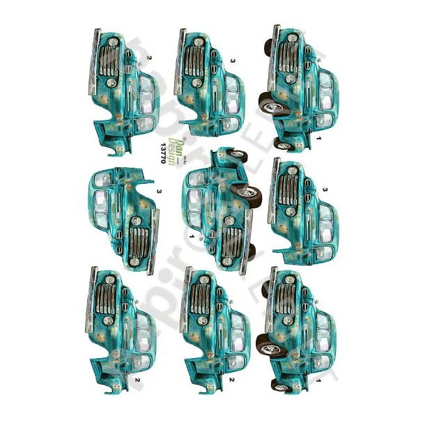 3D Ark Dan-Design Biler - Truck 13770