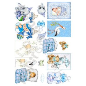 3D Ark Dan-Design Minikort - Baby - Barnedb - BabyShower 13776