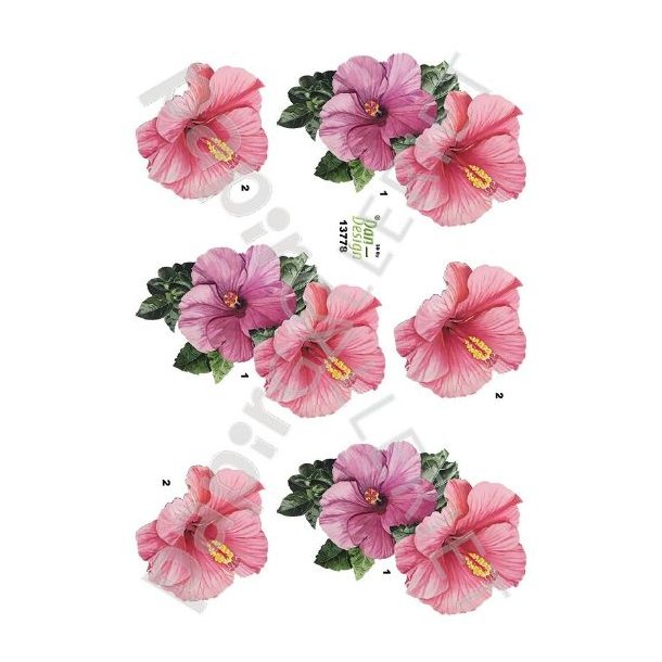 3D Ark Dan-Design Blomster 13778