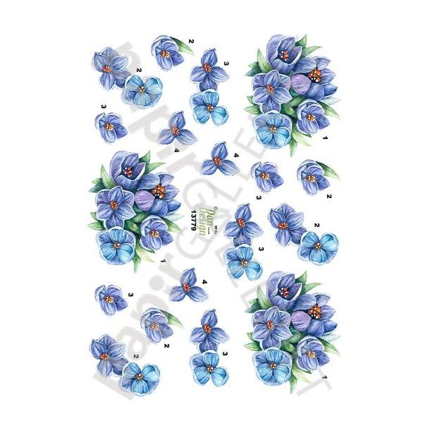 3D Ark Dan-Design Blomster 13779