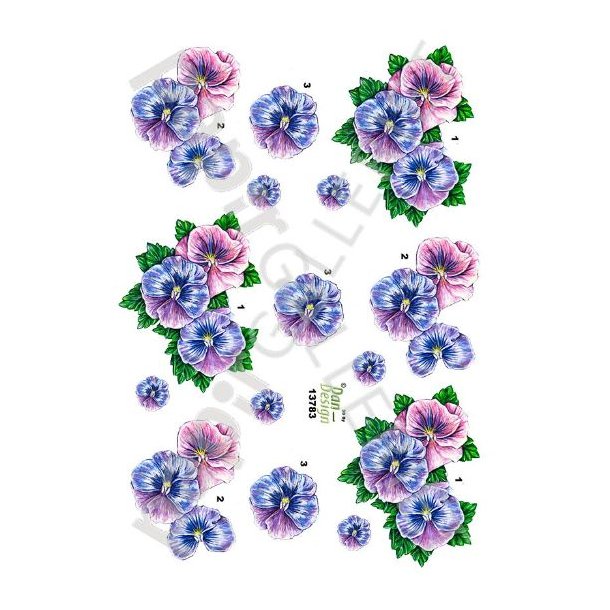 3D Ark Dan-Design Blomster 13783
