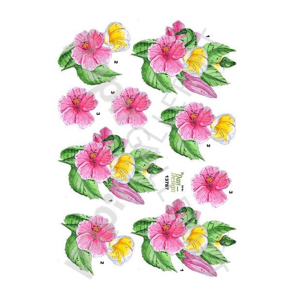 3D Ark Dan-Design Blomster 13787