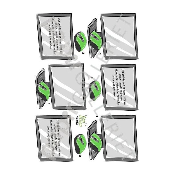 3D Ark Dan-Design Computer - Over 50 13793