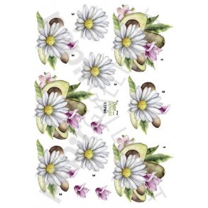 3D Ark Dan-Design Blomster 13798