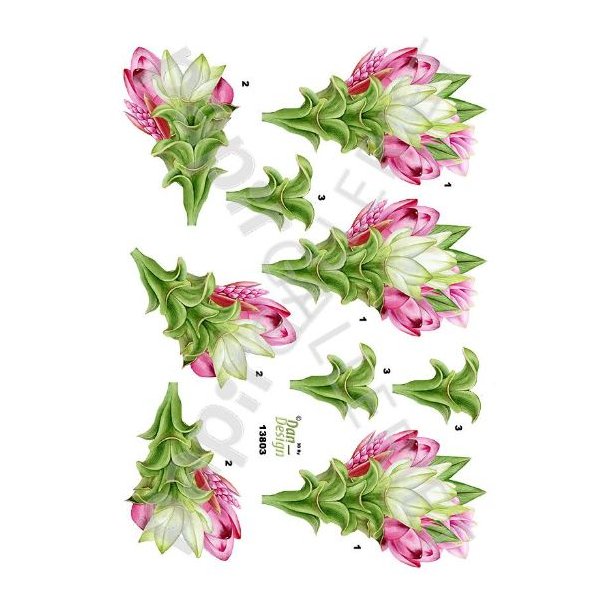 3D Ark Dan-Design Blomster 13803