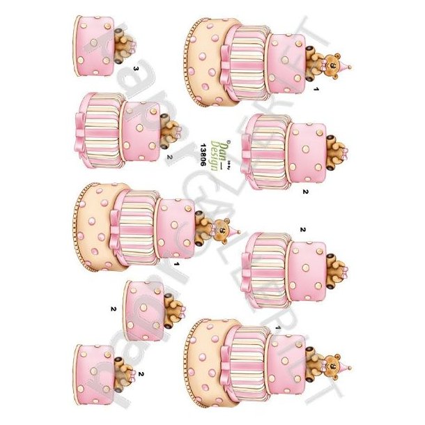 3D Ark - Dan-Design Baby - Barnedb - BabyShower - Lyserd 13806