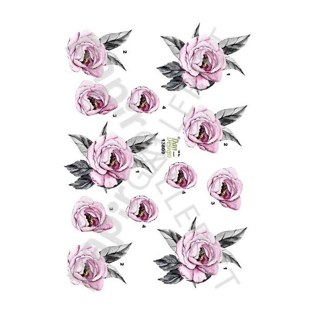 3D Ark Dan-Design - Blomster - 13809