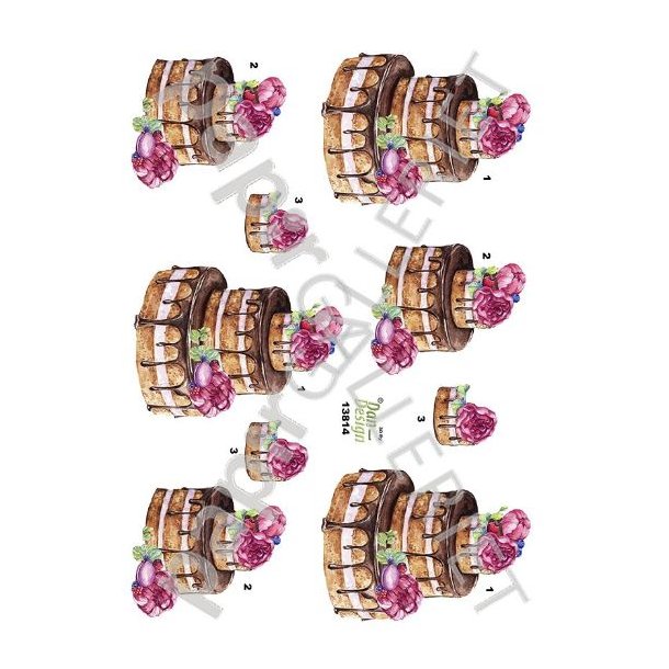 3D Ark Dan-Design Lagkage 13814