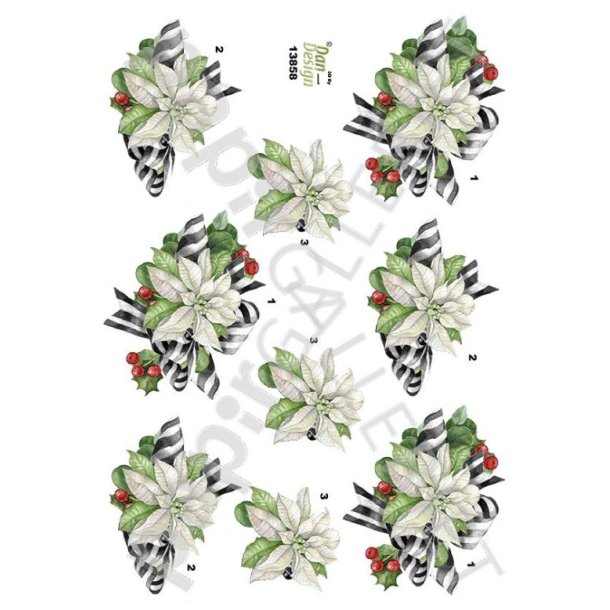 3D Ark Dan-Design - Julestjerne &amp; Sljfe - 13858