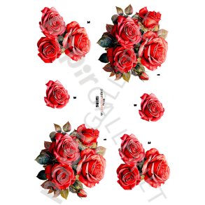 3D By Papirgalleriet.dk - Roser - 13886