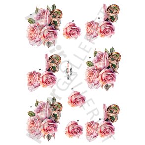 3D By Papirgalleriet.dk - Roser & Ringe - 13893