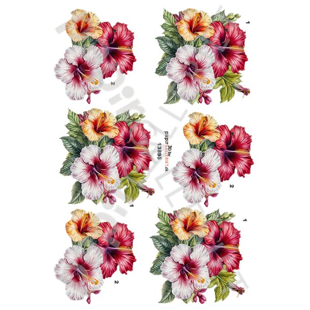 3D By Papirgalleriet.dk - Blomster - 13895