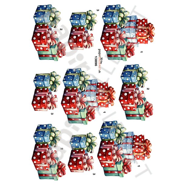 3D By Papirgalleriet.dk - Gaver - 13896