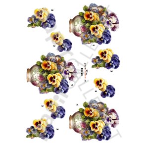 3D Ark By Papirgalleriet.dk - Blomster 13913