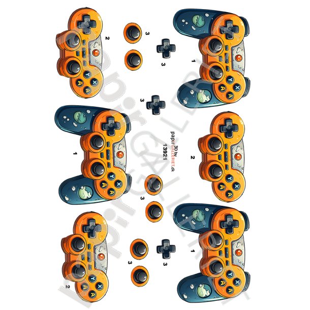 3D Ark By Papirgalleriet.dk Gamer Controller - 13921