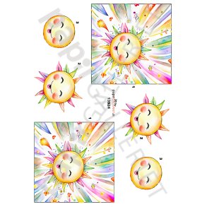 3D By Papirgalleriet.dk - Sol - 13924