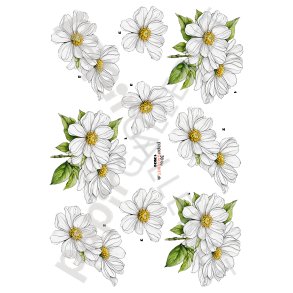 3D Ark By Papirgalleriet.dk Blomster 13930