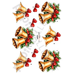 3D Ark By Papirgalleriet.dk Juleklokker 13943