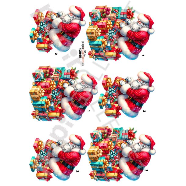 3D Ark By Papirgalleriet.dk Julemand 13945