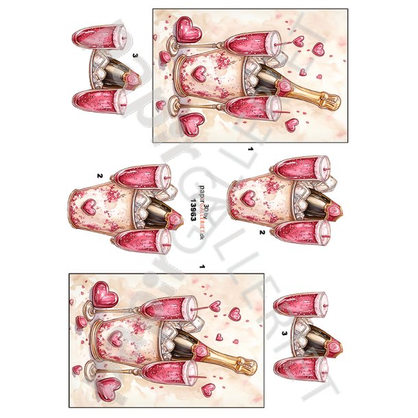 3D Ark By Papirgalleriet.dk Blomster 13963