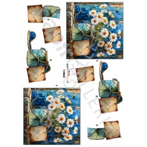 3D Ark By Papirgalleriet.dk Tusindfryd Daisy Blomst 13968