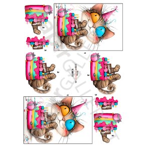 3D Ark By Papirgalleriet.dk Finurlig Kat 13970