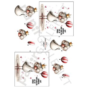 3D Ark By Papirgalleriet.dk -Kongelig 13972