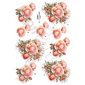 3D Ark By Papirgalleriet.dk - Blomster 13975